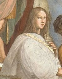 Hypatia as imagined by Raphael